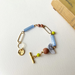 Mixed beads bracelet BRT011 2枚目の画像