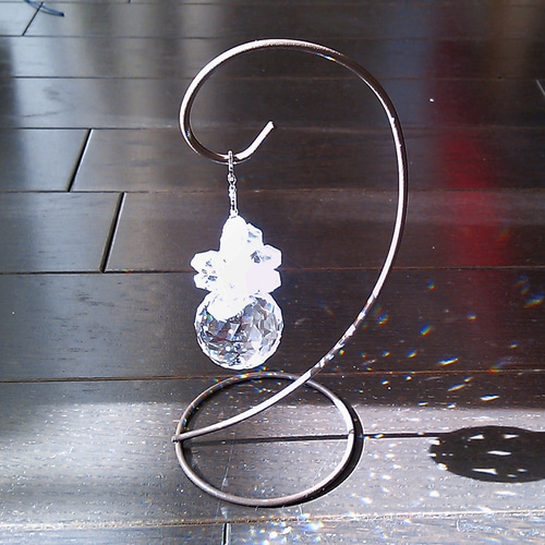 スワロフスキー・サンキャッチャー30mm(スタンド吊り下げ2wayタイプ