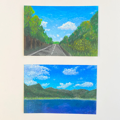 パステル画 No.1 絵画 日なたの窓 通販 10466726｜Creema(クリーマ)