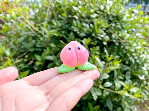 旅する置き物〜岡山の桃〜 その他置物 日なたの窓 通販 10750686