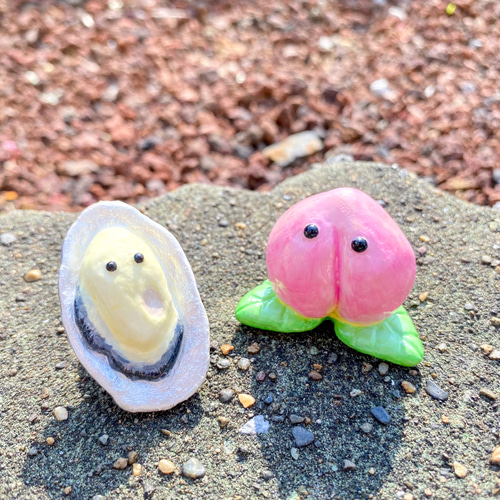 旅する置き物〜岡山の桃〜 その他置物 日なたの窓 通販 10750686