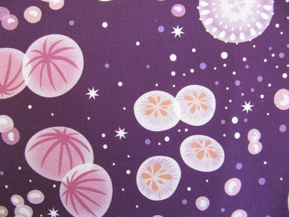 水母花樣的抱枕套 粉紅色 第4張的照片