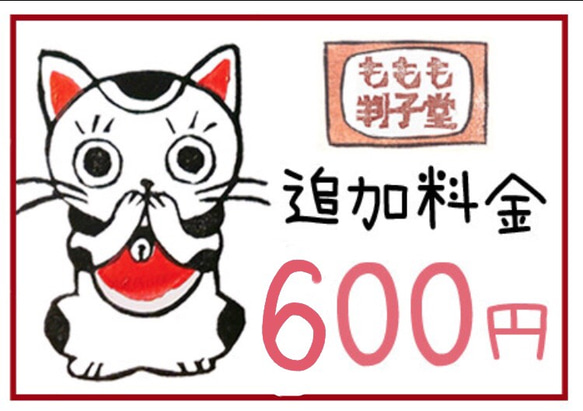 追加料金600円用 1枚目の画像