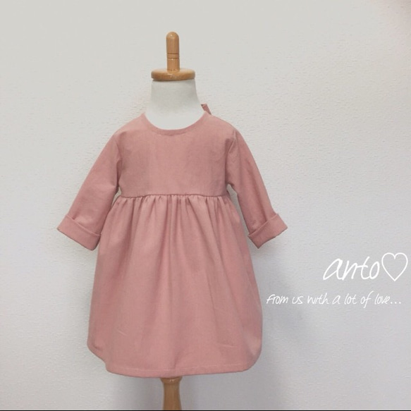 レディなバックリボンワンピース♡ 120size 2枚目の画像