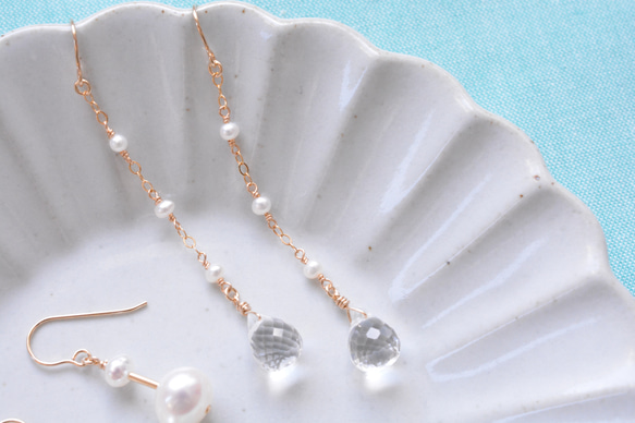 Creema限定福袋【fresh water pearl.淡水パールの嬉しいデイリーユース3点セット】送料無料 5枚目の画像