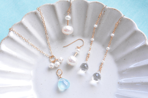 Creema限定福袋【fresh water pearl.淡水パールの嬉しいデイリーユース3点セット】送料無料 7枚目の画像