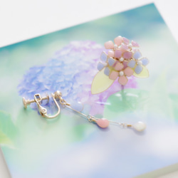 [繡球花-Full * Bloom-] 耳環來裝飾夏天 * 用照片面板來裝飾！ 第7張的照片