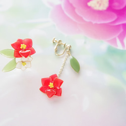 [Camellia -Full * Bloom-]裝飾冬天的耳環*用照片裝飾面板！ 第4張的照片