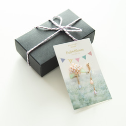 光澤“繡球花”耳環 第3張的照片