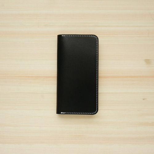 【ケイトスペード】 iPhone7ケース 手帳型レザーケース（黒）