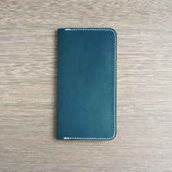 牛皮 iPhone XR Cover Nume Leather 皮套 Notebook Type Navy Color 第1張的照片