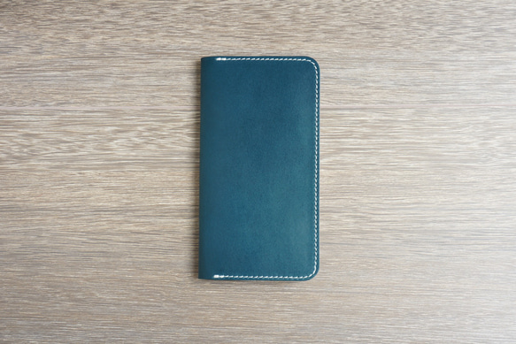 牛皮 iPhone XR Cover Nume Leather 皮套 Notebook Type Navy Color 第1張的照片