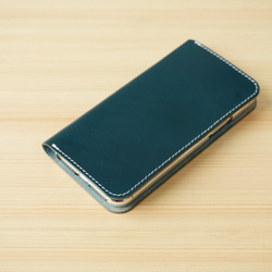 Cowhide iPhone 11 cover tanned leather leather case notebook typ 第2張的照片