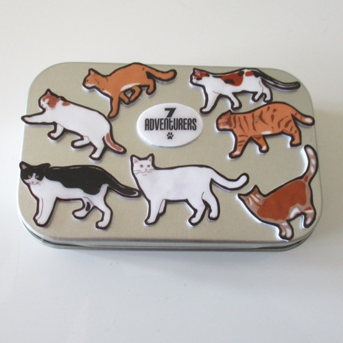 7にゃんのマルチアルミケース（小物入れ） フリーボックス・小物入れ