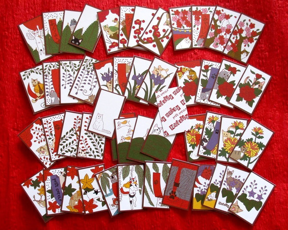 猫花札 (玩猫卡)「Japanese playing cards of Cats.」 2枚目の画像