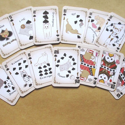 滑稽的貓撲克牌（古董版） 第8張的照片