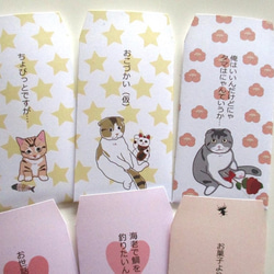 猫ぽち袋「おこづかい（仮）」（たくさんあげてくださいな～） 5枚目の画像