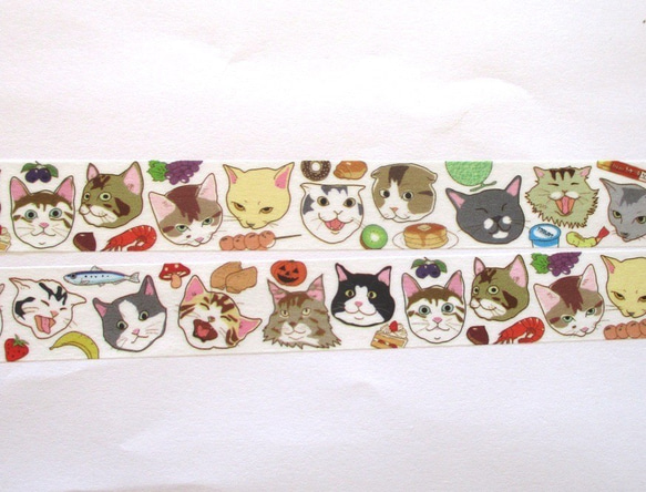 ★SALE★【セット】猫さんいっぱいマスキングテープ 6枚目の画像