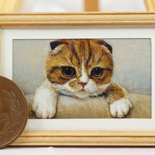 大切なペットや、旅行で撮った写真をミニアチュール作品にいたします