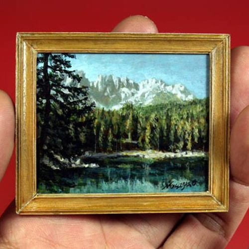 大切なペットや、旅行で撮った写真をミニアチュール作品にいたします