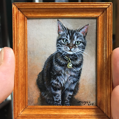 大切なペットや、旅行で撮った写真をミニアチュール作品にいたします