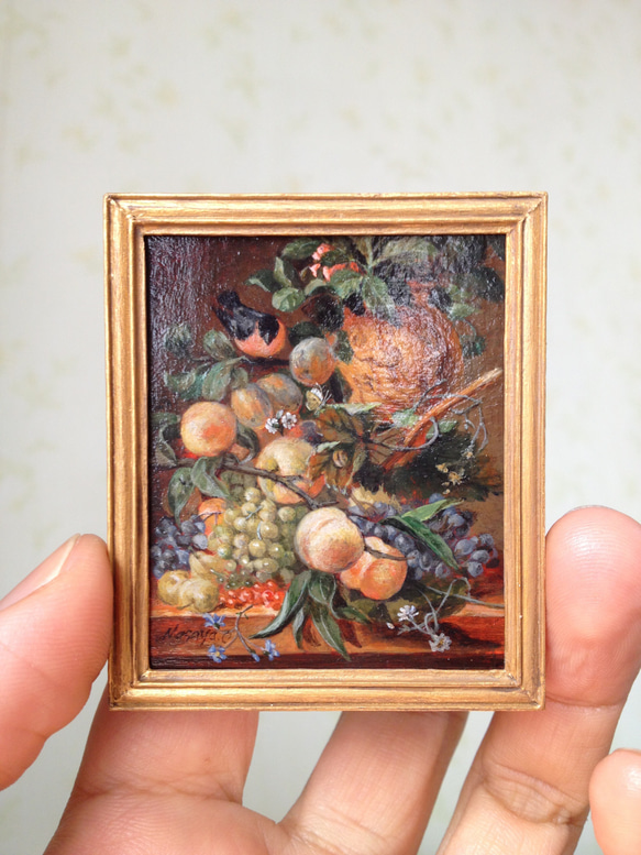 名画の模写を承ります。小さくても本物の風格 70x50mmまで 絵画