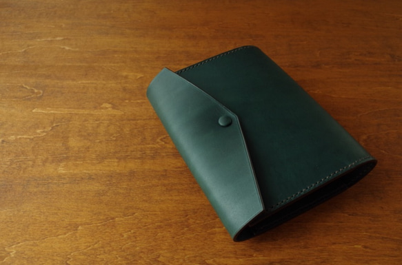 【受注生産】HOBONICHI TECHO cover(cousin size)／bluegreen 1枚目の画像