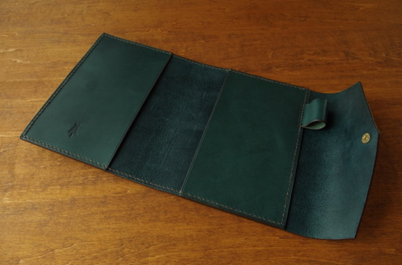 【受注生産】HOBONICHI TECHO cover(cousin size)／bluegreen 3枚目の画像