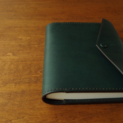 【受注生産】HOBONICHI TECHO cover(cousin size)／bluegreen 4枚目の画像