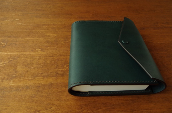 【受注生産】HOBONICHI TECHO cover(cousin size)／bluegreen 4枚目の画像