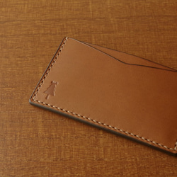 【受注生産】Business Card Case（slim-type）／brown 2枚目の画像