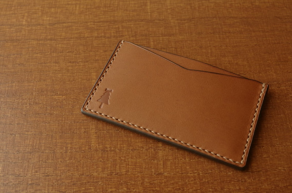 【受注生産】Business Card Case（slim-type）／brown 2枚目の画像