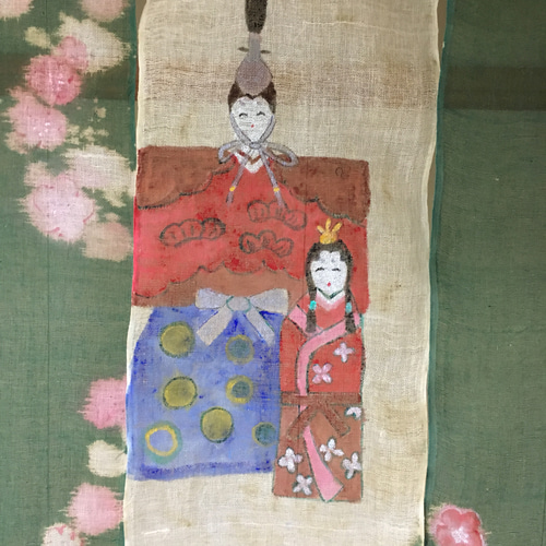 タペストリー おしゃれ 和風 和モダン ひな祭り おひなさま お雛様