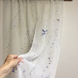 空を舞い飛ぶ燕さん・暖簾&カーテン 3枚目の画像