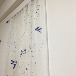 空を舞い飛ぶ燕さん・暖簾&カーテン 8枚目の画像