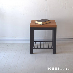 CUBE（多目的アイアンスツール、踏台、飾台） 1枚目の画像