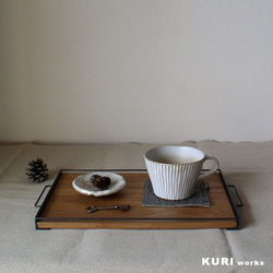 木＆アイアン／おやつトレー 1枚目の画像