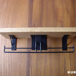 木＆アイアン／ペーパーホルダー 4枚目の画像