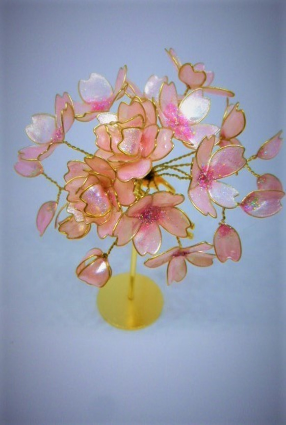 「受注生産」八重桜のかんざし　紅香(benikou)2 1枚目の画像