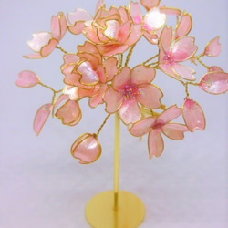 「受注生産」八重桜のかんざし　紅香(benikou)2 2枚目の画像