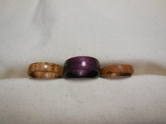 R様ご注文品 削り出しの指輪セット 指輪・リング ポチネ 工房 通販 6631521