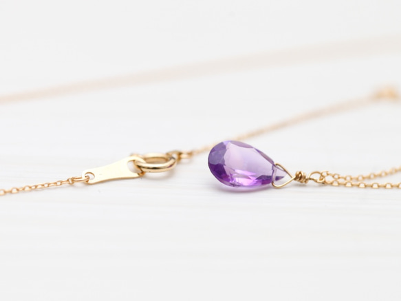 “一分”K18紫水晶珠寶品質項鍊〜我是我〜 第2張的照片