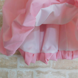 ピンク★バルーンスカート【受注作成サイズオーダー】ふんわり軽量1号ロングや大きいサイズも可 5枚目の画像