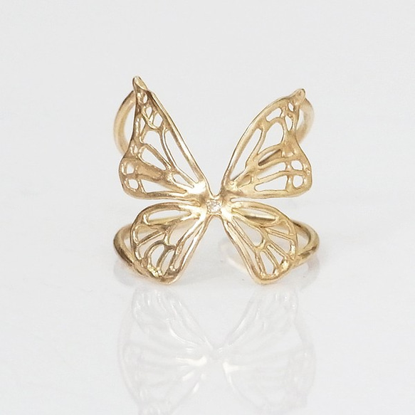 Fairy Butterfly Ring (silver)  ※ちびじ先生さま専用 2枚目の画像