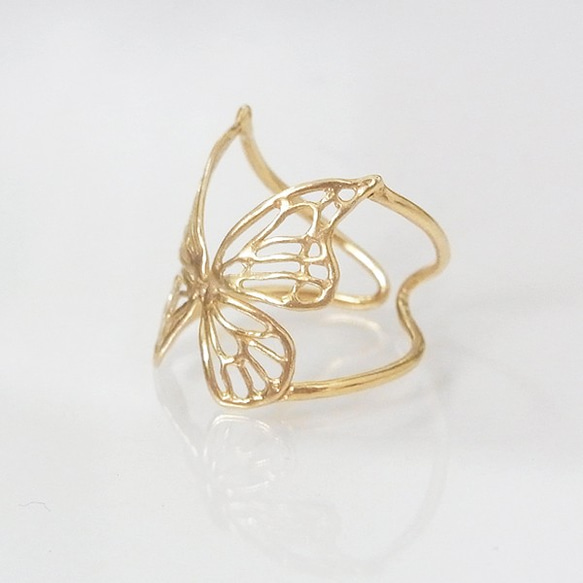 Fairy Butterfly Ring (silver)  ※ちびじ先生さま専用 3枚目の画像