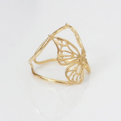 Fairy Butterfly Ring (silver)  ※ちびじ先生さま専用 4枚目の画像