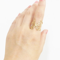 Fairy Butterfly Ring (silver)  ※ちびじ先生さま専用 5枚目の画像