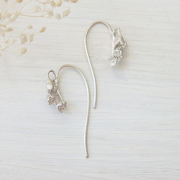 すずらんピアス(silver)