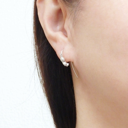 moil スズランピアス シルバー すずらんピアス(silver) ピアス（フック・チェーン） Ainsel