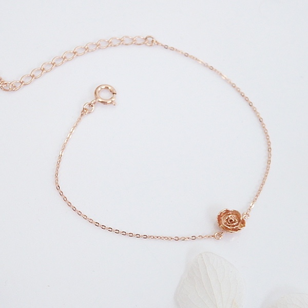 ローズブレスレット(pink gold)